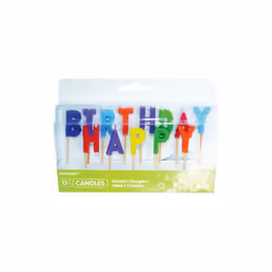 Amscan Happy Birthday Pick Candles (Pack of 13)