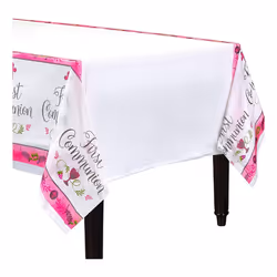 Amscan Plastic Printed Communion Party Table Cover
