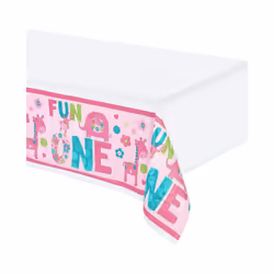 Amscan One Wild Girl Plastic 1st Birthday Party Table Cover