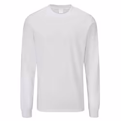 Mantis Unisex Adult Essential Heavy Long-Sleeved T-Shirt - XS, White