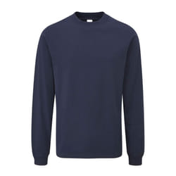 Mantis Unisex Adult Essential Heavy Long-Sleeved T-Shirt - XS, Navy
