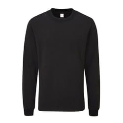 Mantis Unisex Adult Essential Heavy Long-Sleeved T-Shirt - XS, Black