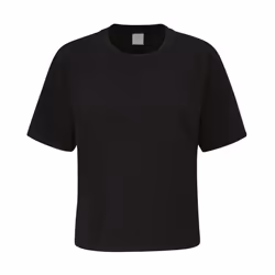 Mantis Womens/Ladies Heavy Crop T-Shirt - XL, Black
