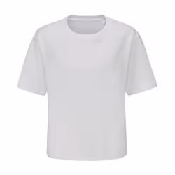 Mantis Womens/Ladies Heavy Crop T-Shirt - M, White