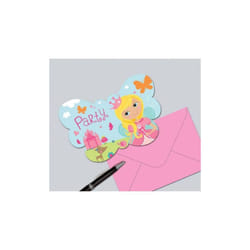 Amscan Woodland Princess Invitations (Pack of 8)