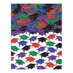 Amscan Foil Graduation Cap Confetti