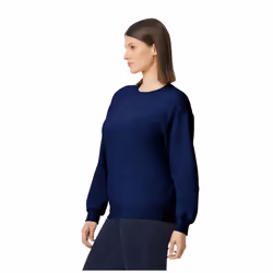 Gildan Unisex Adult Softstyle Fleece Midweight Pullover - S, Navy Blue