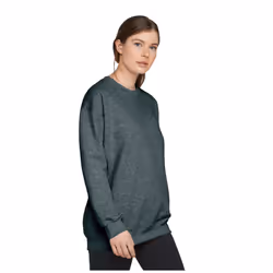 Gildan Unisex Adult Softstyle Heather Midweight Fleece Top - M, Dark Heather