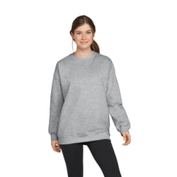 Gildan Unisex Adult Softstyle Midweight Crew Neck Fleece Top - S, Sports Grey