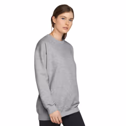 Gildan Unisex Adult Softstyle Midweight Crew Neck Fleece Top - S, Sports Grey