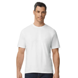 Gildan Unisex Adult Softstyle Plain Midweight T-Shirt - XXL, White