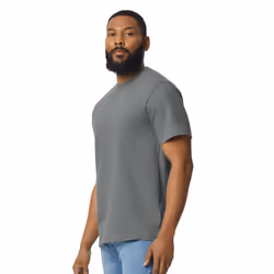 Gildan Unisex Adult Softstyle Heather Midweight T-Shirt - S, Graphite