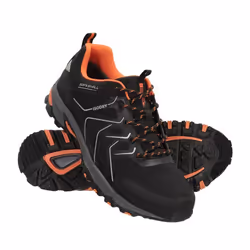 Mountain Warehouse Mens Shadow Softshell Waterproof Walking Shoes - 12 UK, Black