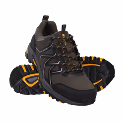 Mountain Warehouse Mens Shadow Softshell Waterproof Walking Shoes - 8 UK, Green