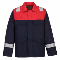 Portwest Mens Bizflame Plus Hi-Vis Jacket - S, Navy
