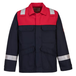 Portwest Mens Bizflame Plus Hi-Vis Jacket - S, Navy