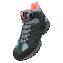 Mountain Warehouse Womens/Ladies Rockies Extreme Suede Walking Boots - 6 UK, Blue