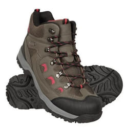 Mountain Warehouse Mens Adventurer Waterproof Hiking Boots - 10 UK, Grey
