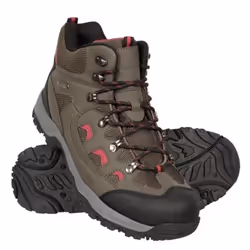 Mountain Warehouse Mens Adventurer Waterproof Hiking Boots - 11 UK, Grey