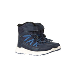 Mountain Warehouse Childrens/Kids Denver Adaptive Waterproof Snow Boots - 12 UK Child, Navy