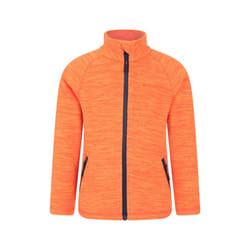 Mountain Warehouse Childrens/Kids Snowdonia II Fleece Jacket - 7-8 Years, Orange