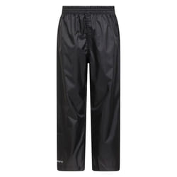 Mountain Warehouse Childrens/Kids Pakka II Waterproof Over Trousers - 2-3 Years, Black