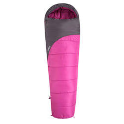 Mountain Warehouse Summit 250 Left Zip Mummy Sleeping Bag - 200cm, Fuchsia/Black