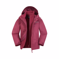 Mountain Warehouse Childrens/Kids Fell 3 in 1 Jacket - 9-10 Years, Pink