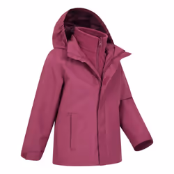 Mountain Warehouse Childrens/Kids Fell 3 in 1 Jacket - 9-10 Years, Pink