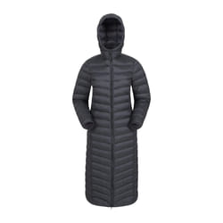 Mountain Warehouse Womens/Ladies Florence Extra Long Padded Jacket - 8 UK, Black
