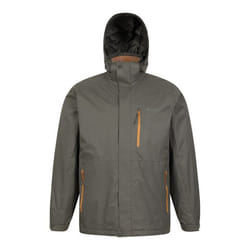 Mountain Warehouse Mens Bracken Extreme 3 in 1 Waterproof Jacket - XL, Green
