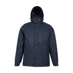 Mountain Warehouse Mens Bracken Extreme 3 in 1 Waterproof Jacket - S, Blue