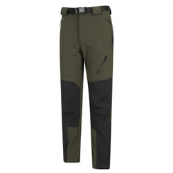 Mountain Warehouse Mens Forest Water Resistant Hiking Trousers - 32R, Green