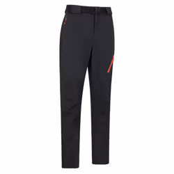 Mountain Warehouse Mens Forest Water Resistant Hiking Trousers - 40R, Black