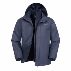 Mountain Warehouse Mens Fell II 3 in 1 Jacket - XXS, Navy