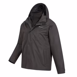 Mountain Warehouse Mens Fell II 3 in 1 Jacket - 3XL, Black