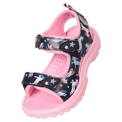 Mountain Warehouse Childrens/Kids Sand Unicorn Sandals - 6 UK Child, Purple