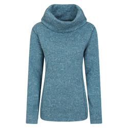 Mountain Warehouse Womens/Ladies Cowl Neck Fleece Top - 6 UK, Teal