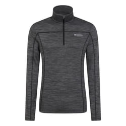 Mountain Warehouse Mens Finsbury Active Midlayer - XS, Dark Grey