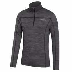 Mountain Warehouse Mens Finsbury Active Midlayer - XS, Dark Grey