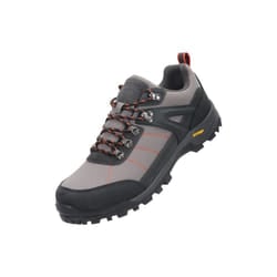 Mountain Warehouse Mens Storm Suede IsoGrip Walking Shoes - 13 UK, Dark Grey