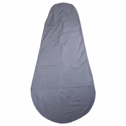 Mountain Warehouse Microfibre Mummy Sleeping Bag Liner - One Size, Grey