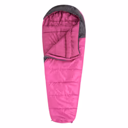 Mountain Warehouse Unisex Adult Summit 250 Right Zip Winter Mummy Sleeping Bag - One Size, Fuchsia