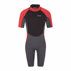 Mountain Warehouse Mens Shorty Wetsuit - S-M, Grey