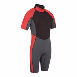 Mountain Warehouse Mens Shorty Wetsuit - S-M, Grey