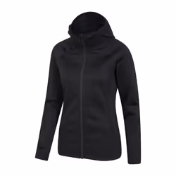 Mountain Warehouse Womens/Ladies Dynamic Chakra IsoCool Full Zip Hoodie - 8 UK, Black