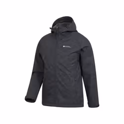 Mountain Warehouse Mens Exodus Showerproof Soft Shell Jacket - S, Black