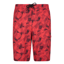 Mountain Warehouse Mens Printed Swim Shorts - XS, Red