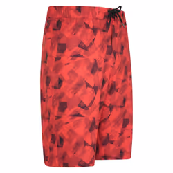 Mountain Warehouse Mens Printed Swim Shorts - XS, Red