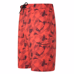 Mountain Warehouse Mens Printed Swim Shorts - XS, Red